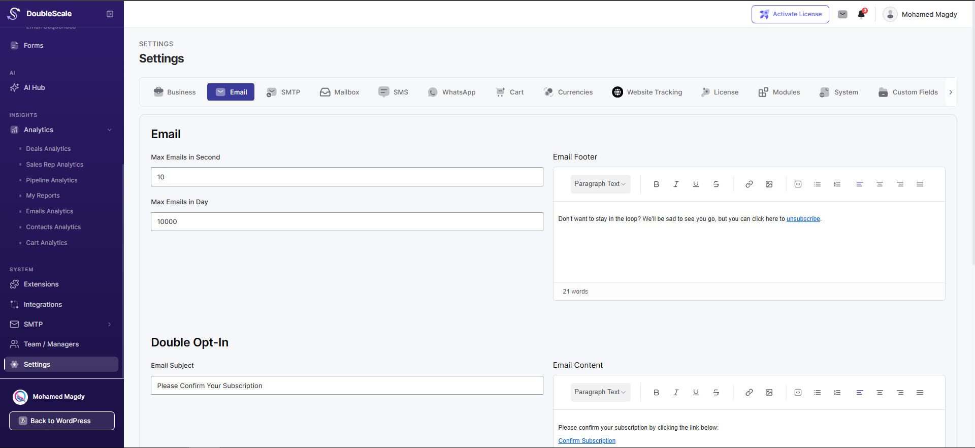 Personalize Your Email Footer with DoubleScale