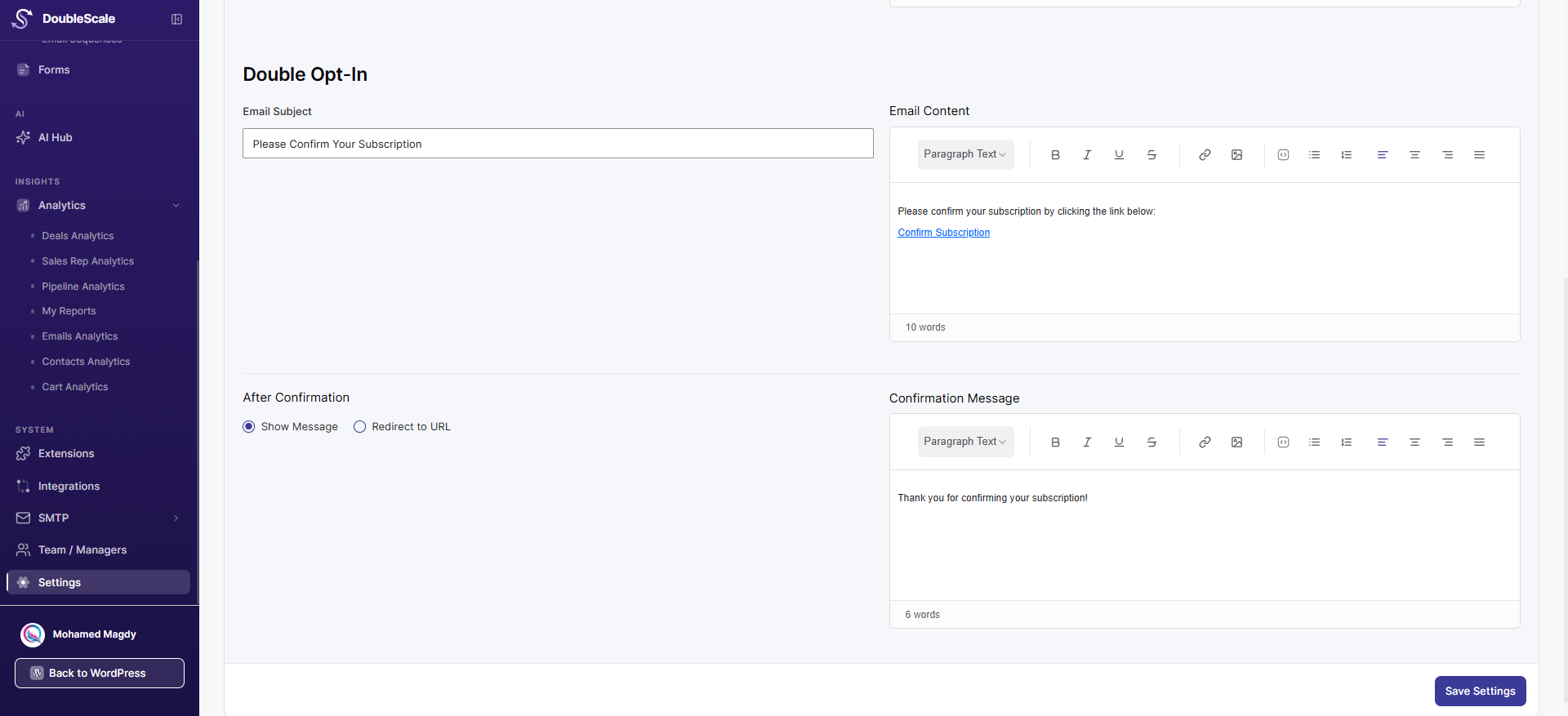 Secure Your List with Double Opt-in
