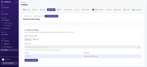 Email Provider Setup — Gmail and Outlook both configured
