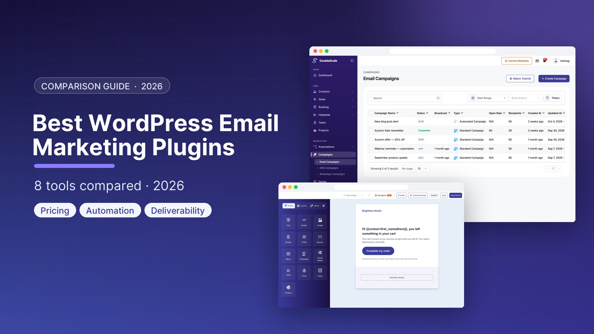 Best WordPress Email Marketing Plugin in 2026: 8 Tools Compared