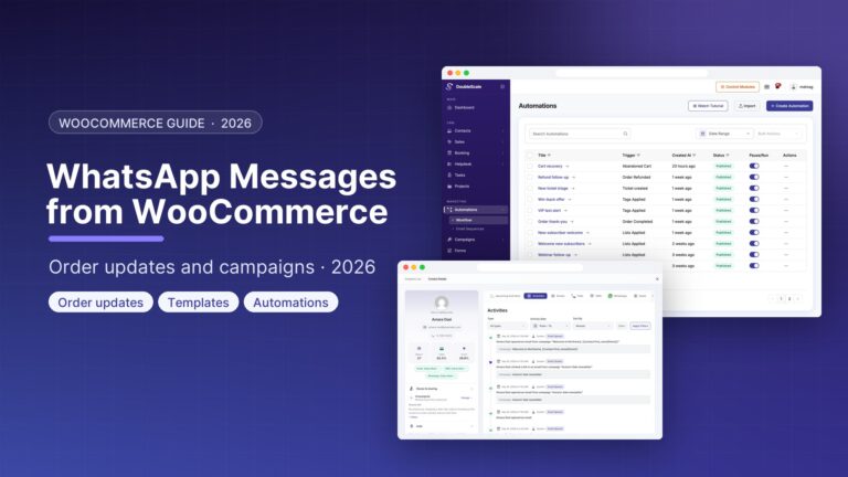How to Send WhatsApp Messages from WooCommerce (2026 Guide)