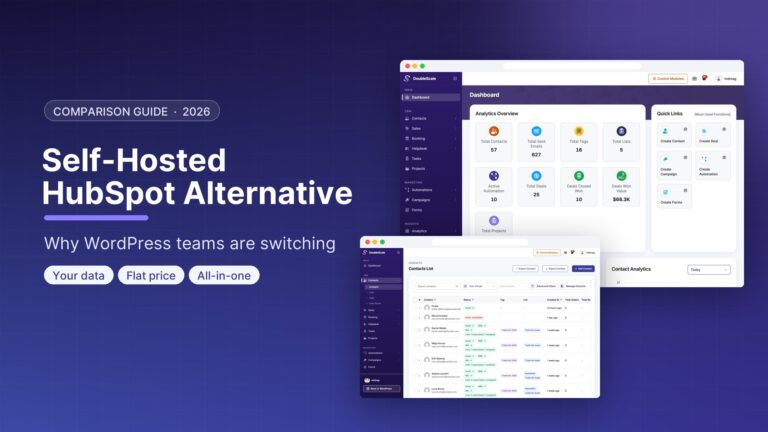 Self-Hosted HubSpot Alternative: Why WordPress Teams Are Switching
