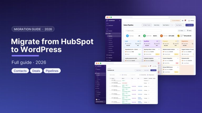 How to Migrate from HubSpot to a WordPress CRM (Full Guide)