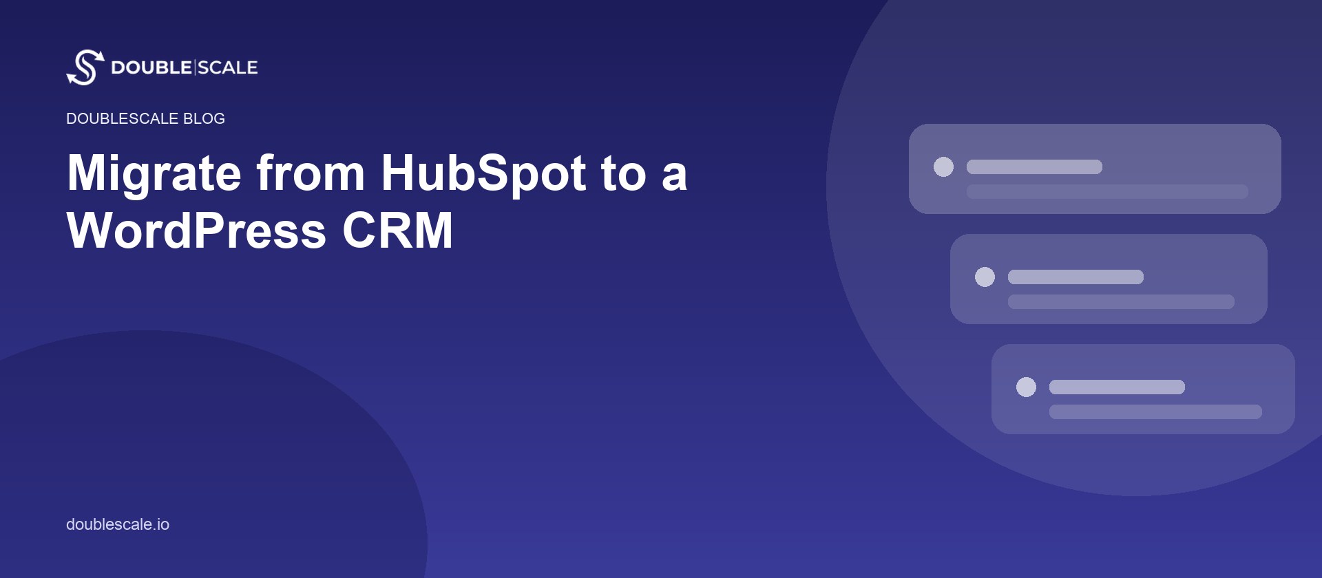Migrate from HubSpot to a WordPress CRM