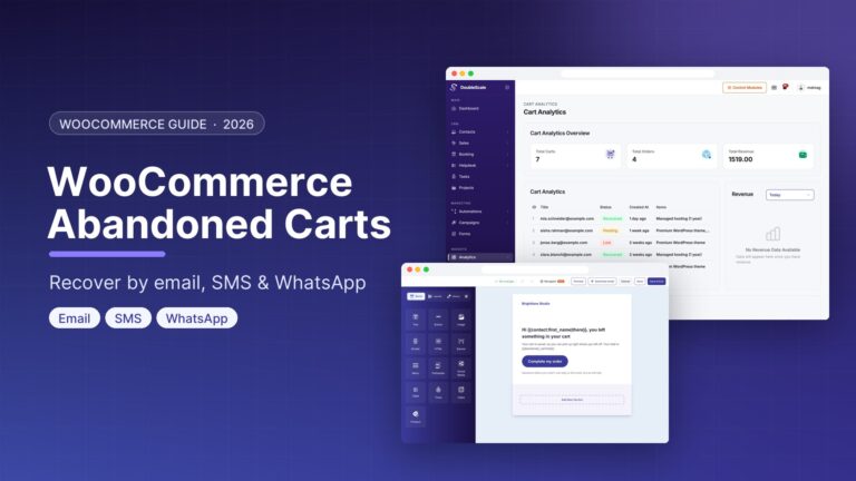 WooCommerce Abandoned Cart Recovery: Email, SMS and WhatsApp (2026)