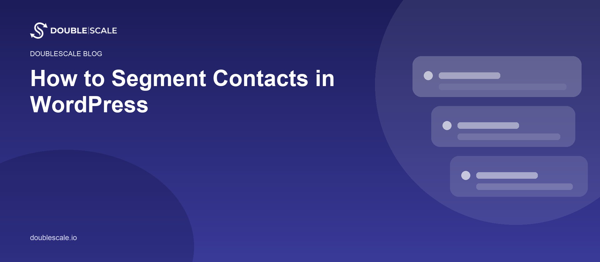 How to Segment Contacts in WordPress
