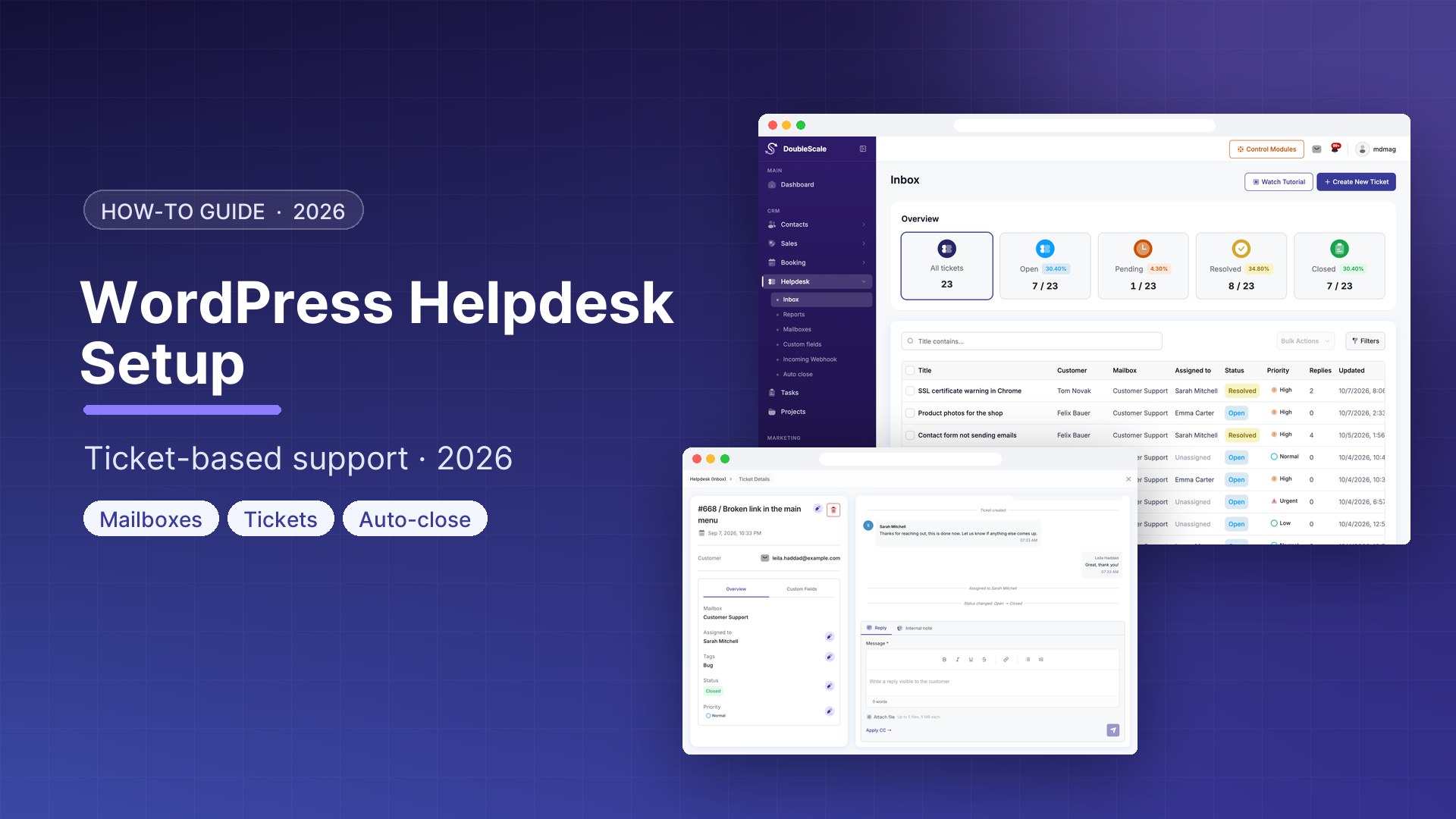 WordPress Helpdesk: How to Set Up Ticket-Based Support (2026)