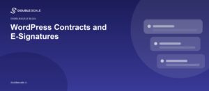 WordPress contracts e-signature