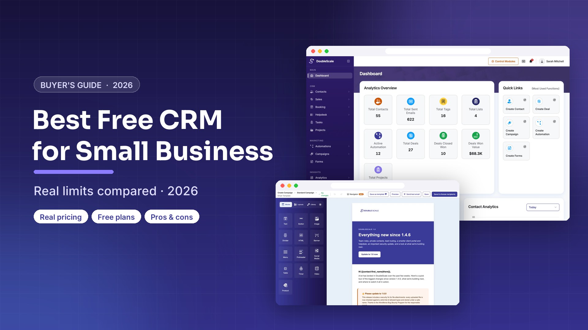 9 Best Free CRMs for Small Business in 2026 (Real Limits Compared)