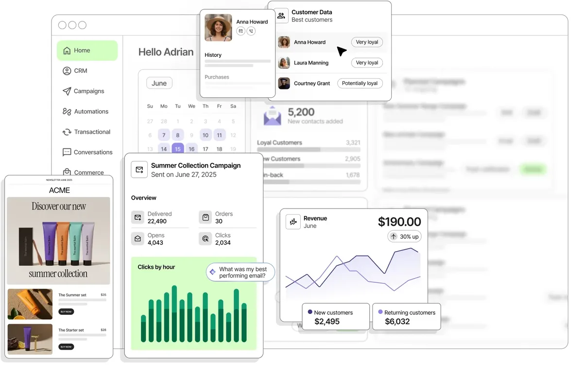 Brevo, one of the best Mailchimp alternatives for small business