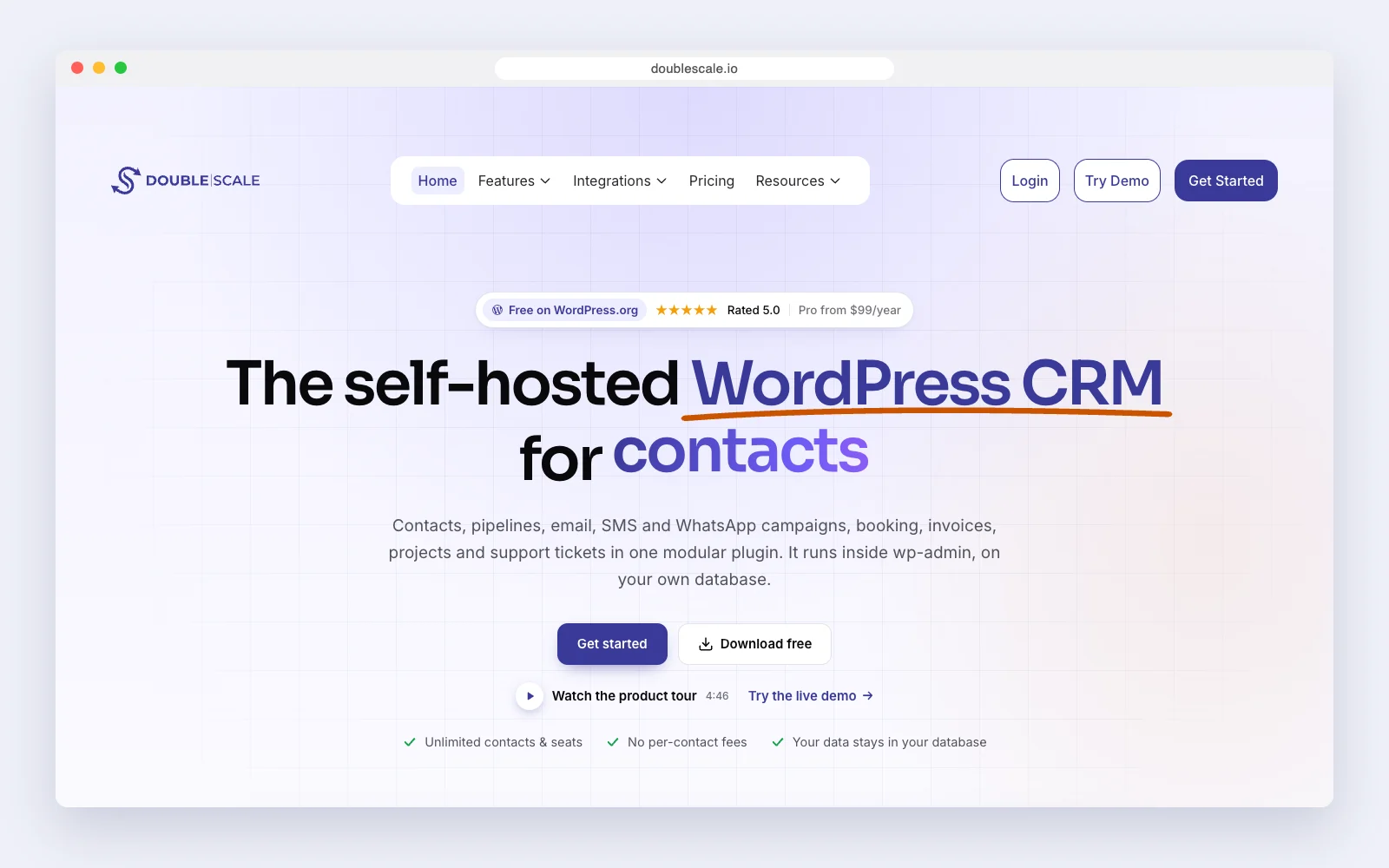 DoubleScale website