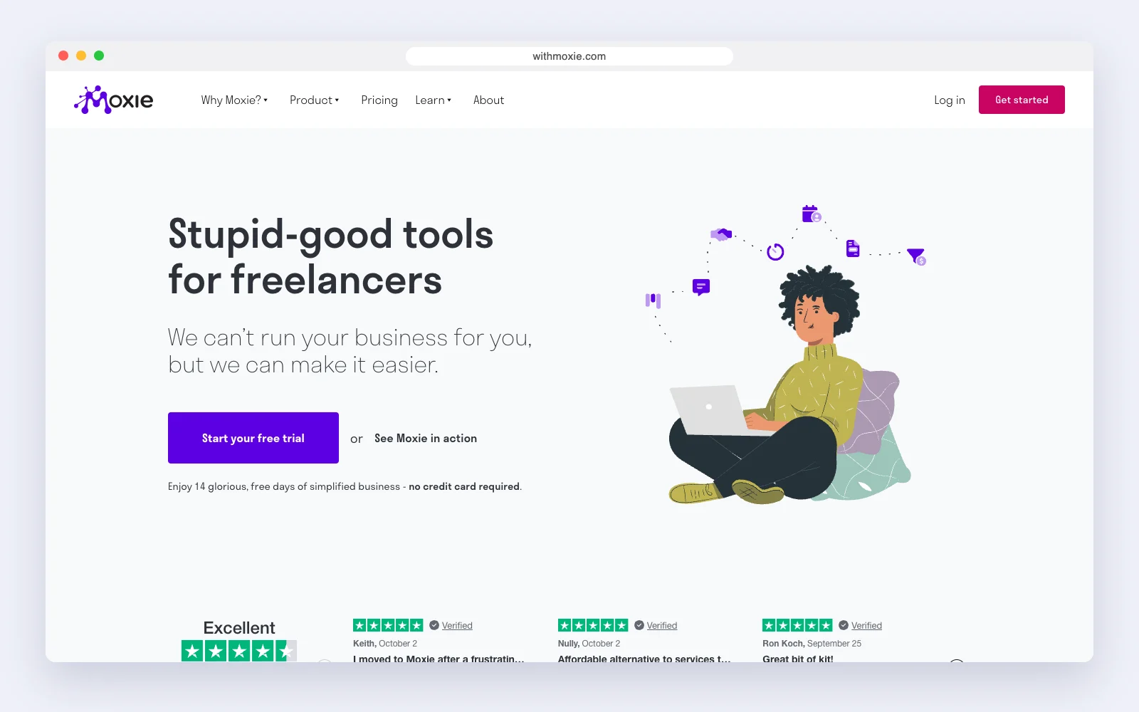 Moxie website