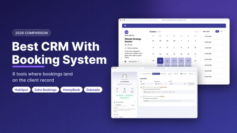 Best CRM With Booking System (2026): 8 Tools Where Appointments Land on the Client Record