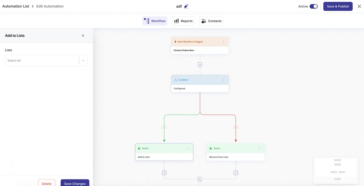 DoubleScale visual automation builder