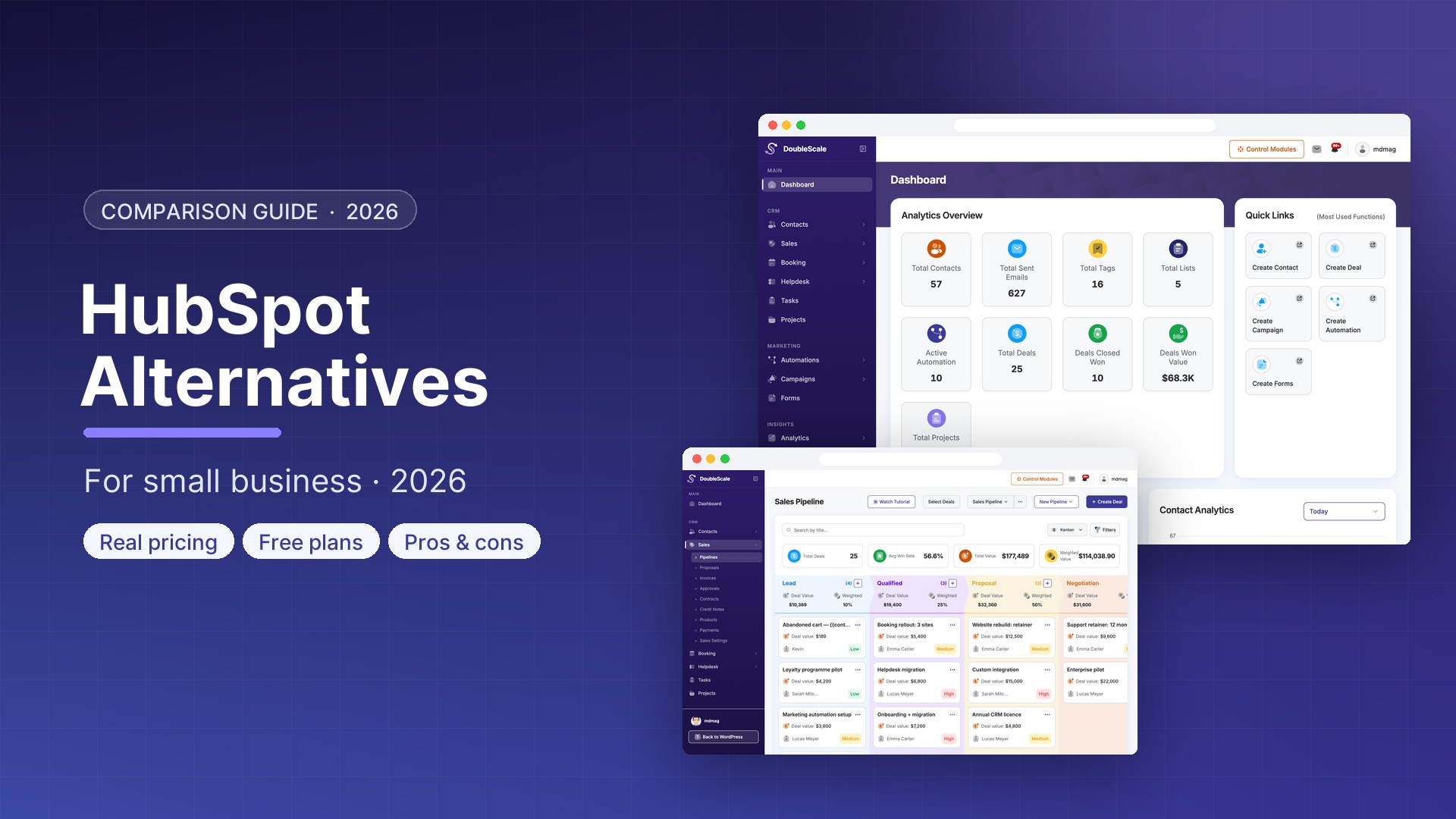 8 Best HubSpot Alternatives for Small Business in 2026