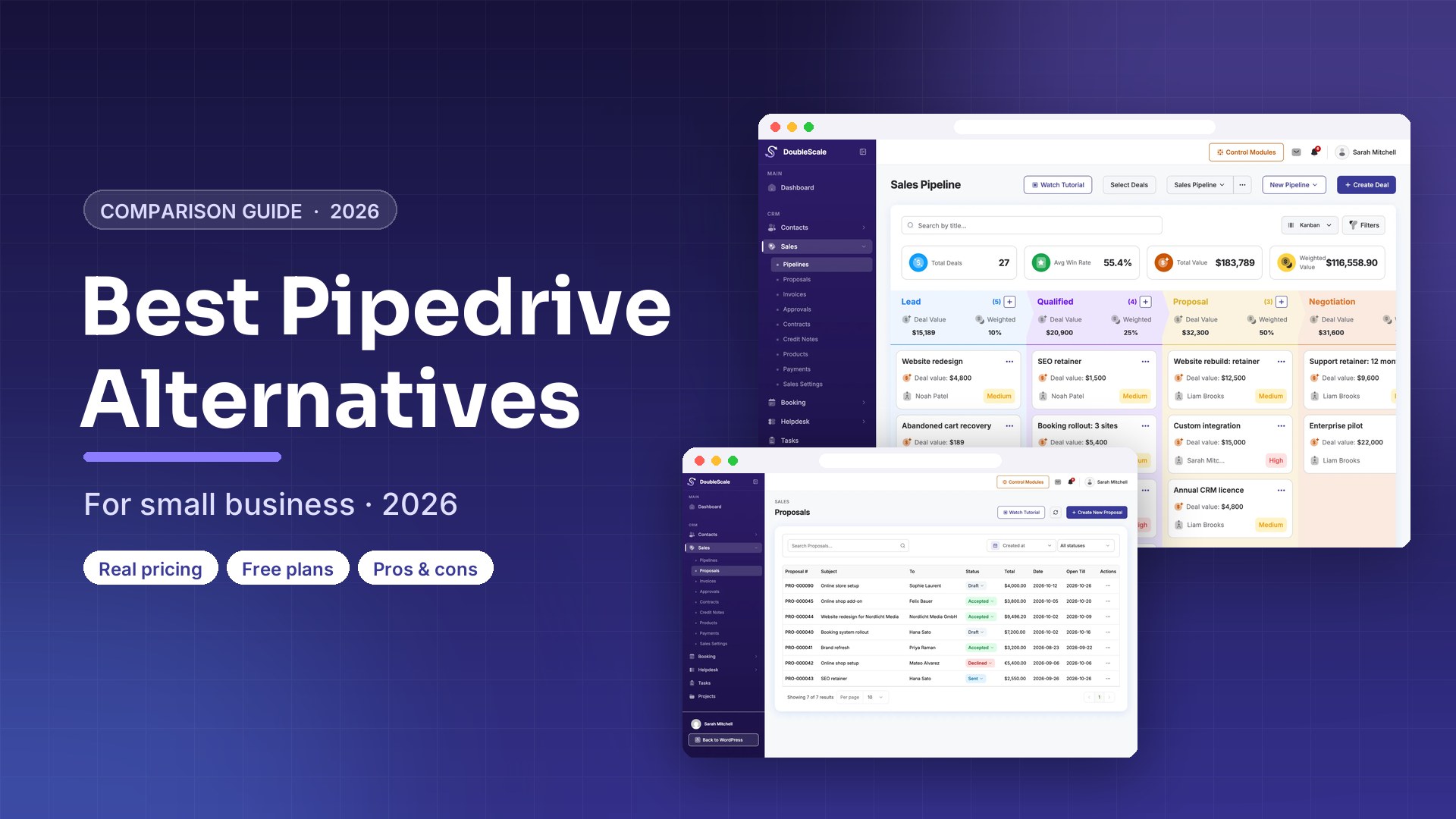 8 Best Pipedrive Alternatives for Small Business in 2026