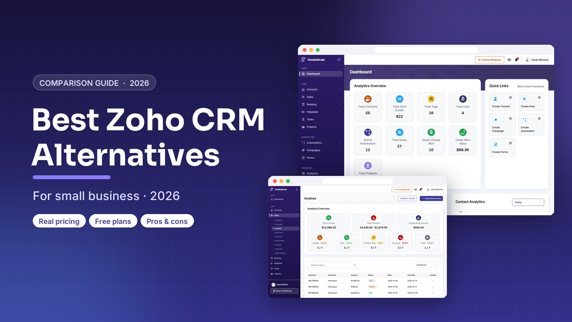 8 Best Zoho CRM Alternatives for Small Business in 2026